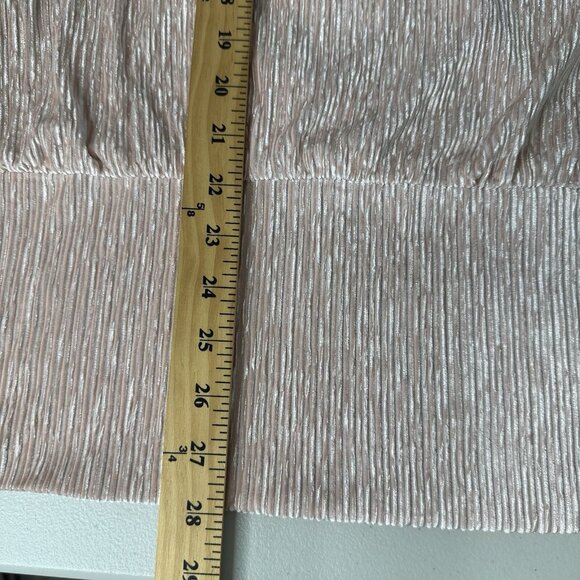 Chicos Blouse 2XL Pink Velvet Ribbed - Picture 8 of 11